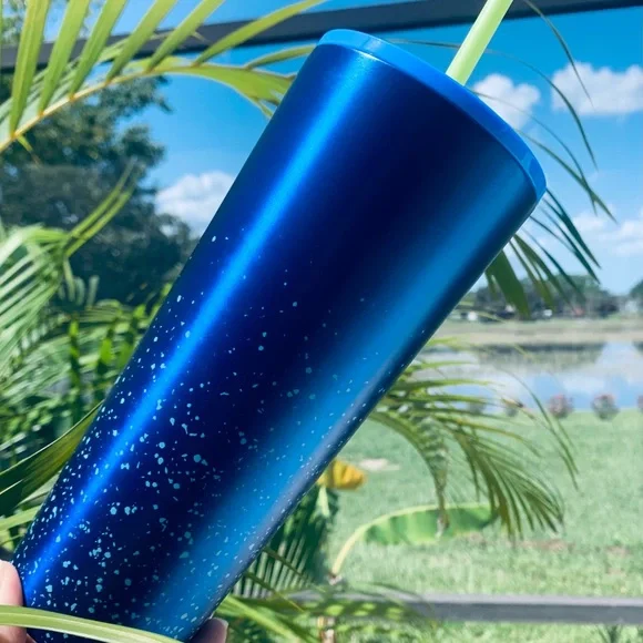 Starbucks Blue Dori Stainless Tumbler Steel Cold Cup  Venti 24oz Nemo New 2020 - Picture 5 of 9